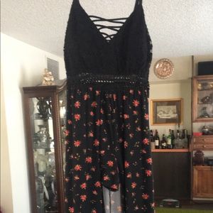 Dress with shorts under